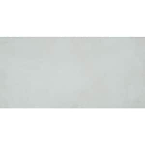 London Blanco 12 in. x 24 in. Polished Porcelain Stone Look Floor and Wall Tile (16 sq. ft./Case)