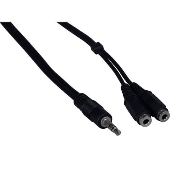 6 ft. 3.5 mm Stereo Male to Female Two 3.5 mm Stereo Female Audio Cable