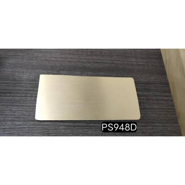 Ejoy 10 in. x 6 in. x 0.3 in. Bronze Metallic Look Wall Panel Board  Wallpaper Sample MWPB_MetallicBrass_Sample - The Home Depot