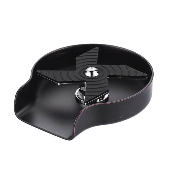 WOWOW Windmill Fan Blade Sink Glass Rinser for Kitchen Sink in Oil Rubbed Bronze