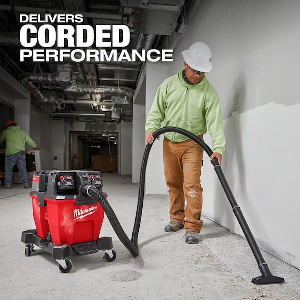 Milwaukee M18 FUEL 9 Gal. Cordless DUAL-BATTERY Wet/Dry Shop Milwaukee M18 FUEL 9 Gal. Cordless DUAL-BATTERY Wet/Dry Shop