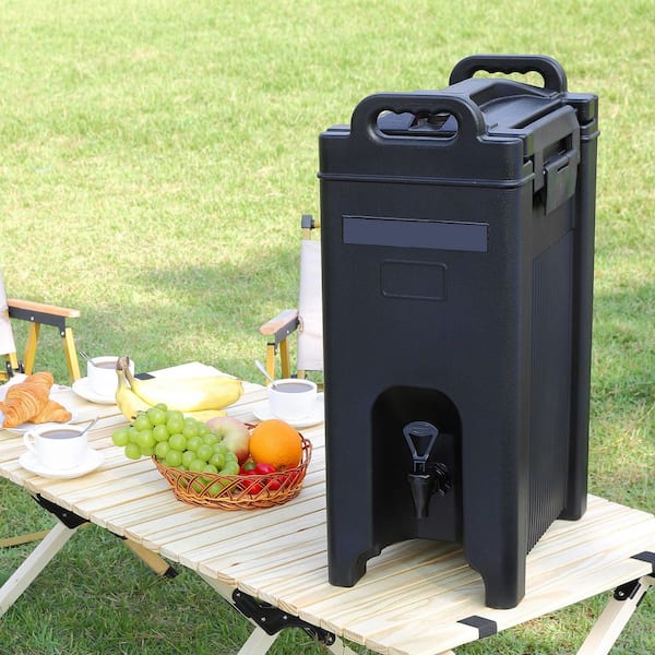 5 Gal. Insulated Beverage Dispenser, Food-Grade LDPE, 0.9 in. PU Layer, Two-Stage Faucet, for Restaurants and Cafes