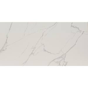 Take Home Tile Sample Leonardo Venato 4 in. x 4 in. Polished Porcelain Marble Look Floor and Wall Tile