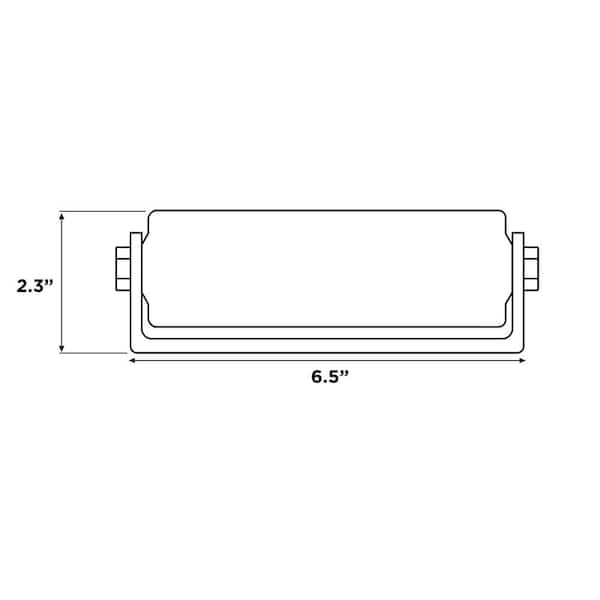 ALEKO 6 in. Side Roller with Metal Bracket for Sliding Rolling Gate