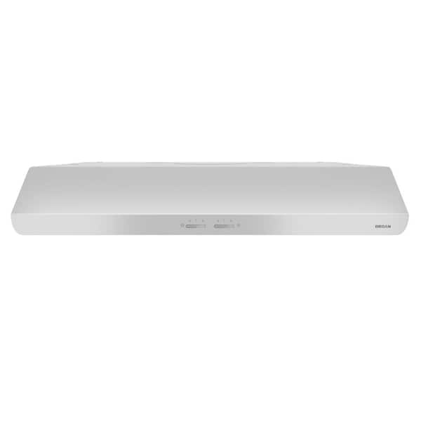Broan-NuTone Sahale BKSH1 30 in. 300 Max Blower CFM Convertible Under-Cabinet Range Hood with Light in White