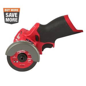 M12 FUEL 12V Lithium-Ion Brushless Cordless 3 in. Cut Off Saw (Tool-Only)