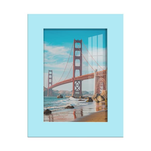 Wexford Home Modern 3.5 in. x 5 in. Light Blue Picture Frame