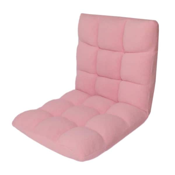 microplush light pink quilted folding gaming