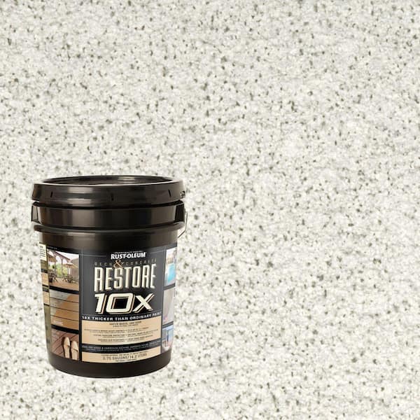 Rust-Oleum Restore 4-gal. White Deck and Concrete 10X Resurfacer
