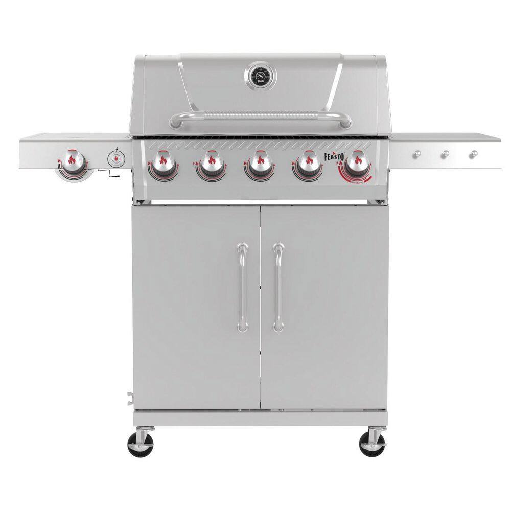 6-​Burner Propane Gas Grill in Stainless Steel with Side Burner price history on PriceWatchPro