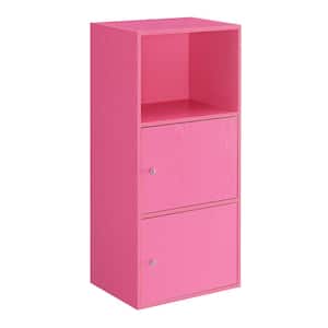 Xtra Storage Pink 2 Door Cabinet with Shelf