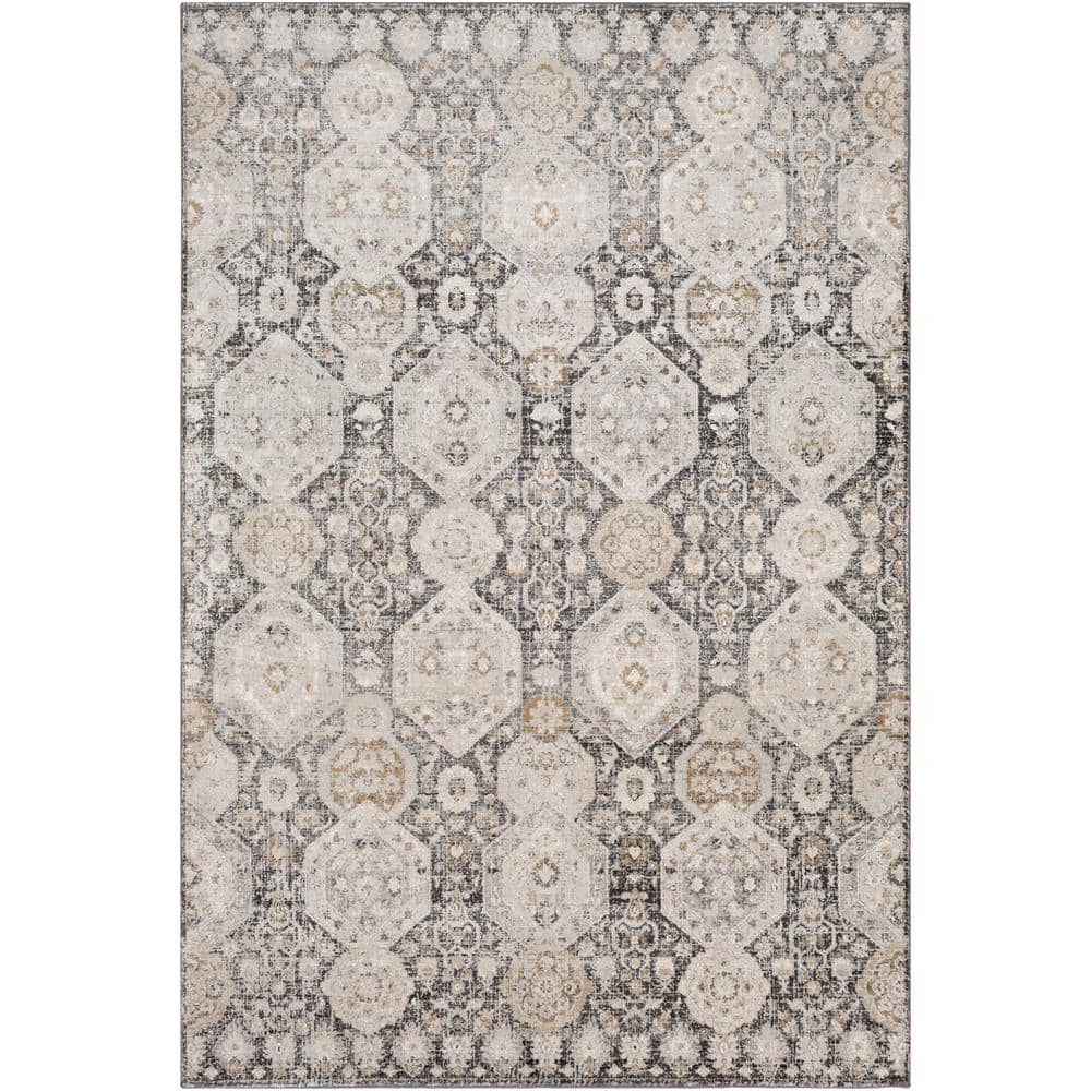 Arlene Black Doormat 2 ft. x 3 ft. Oriental Area Rug price history on PriceWatchPro