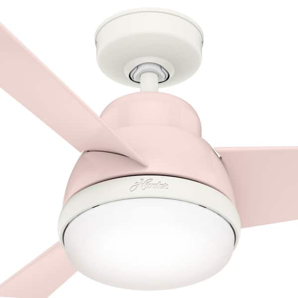 Indoor Blush Pink Ceiling Fan