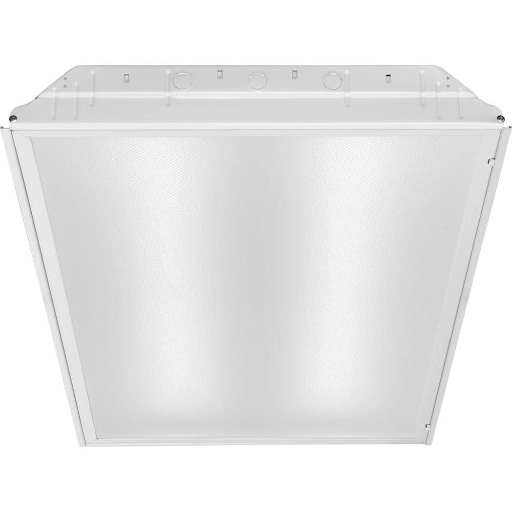 White 48-Inch LED Fluorescent Indoor/Outdoor Troffer Light