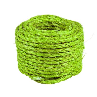 3/16 in. x 50 ft. Sisal Rope, Green