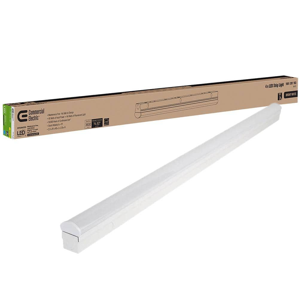 Reviews for Commercial Electric 4 ft. 64-Watt Equivalent Integrated LED ...