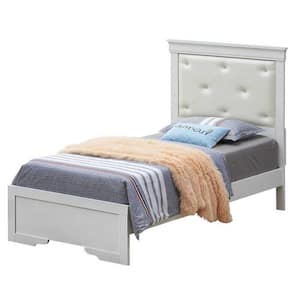 Lorana Silver Champagne Twin Panel Beds