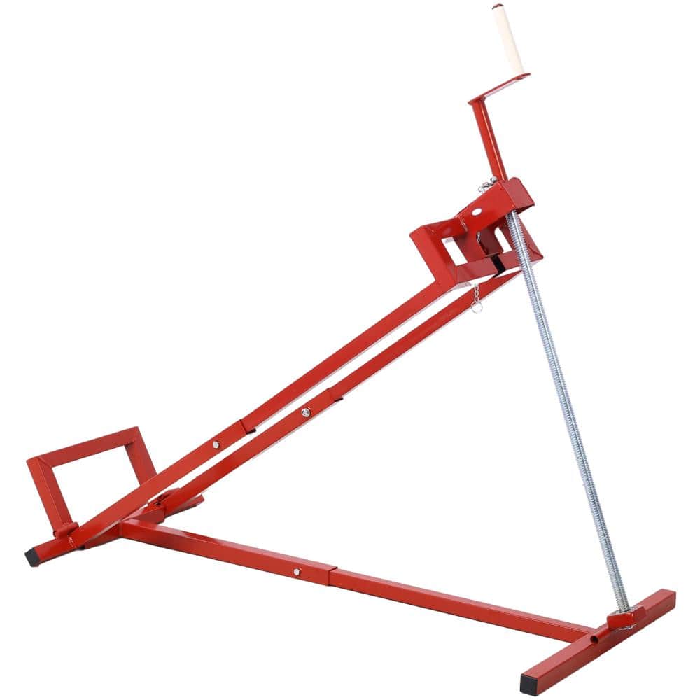800lb Lawn Mower Lift for Riding Tractors, Universal Tractor Lifter with 45° Tilt Adjustment, Red price history on PriceWatchPro