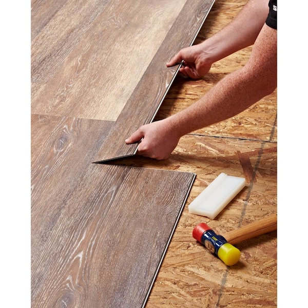 Installing A Waterproof Click Lock Vinyl Plank Floor 