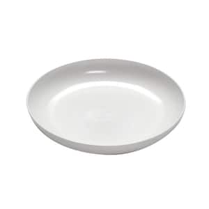 15 in. White Lomey Designer Dish (Case of 6)