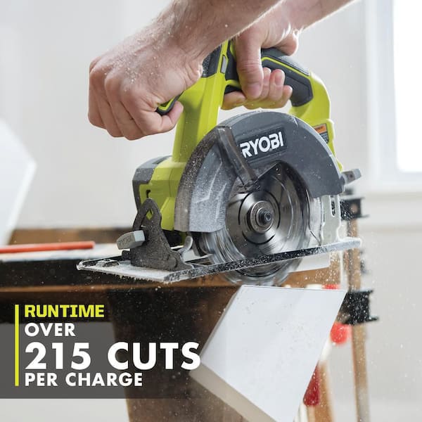 RYOBI - ONE+ 18V Cordless 6-Tool Combo Kit with 1.5 Ah Battery, 4.0 Ah Battery, and Charger