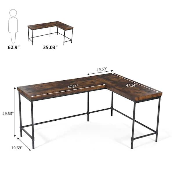 harvin l shaped desk