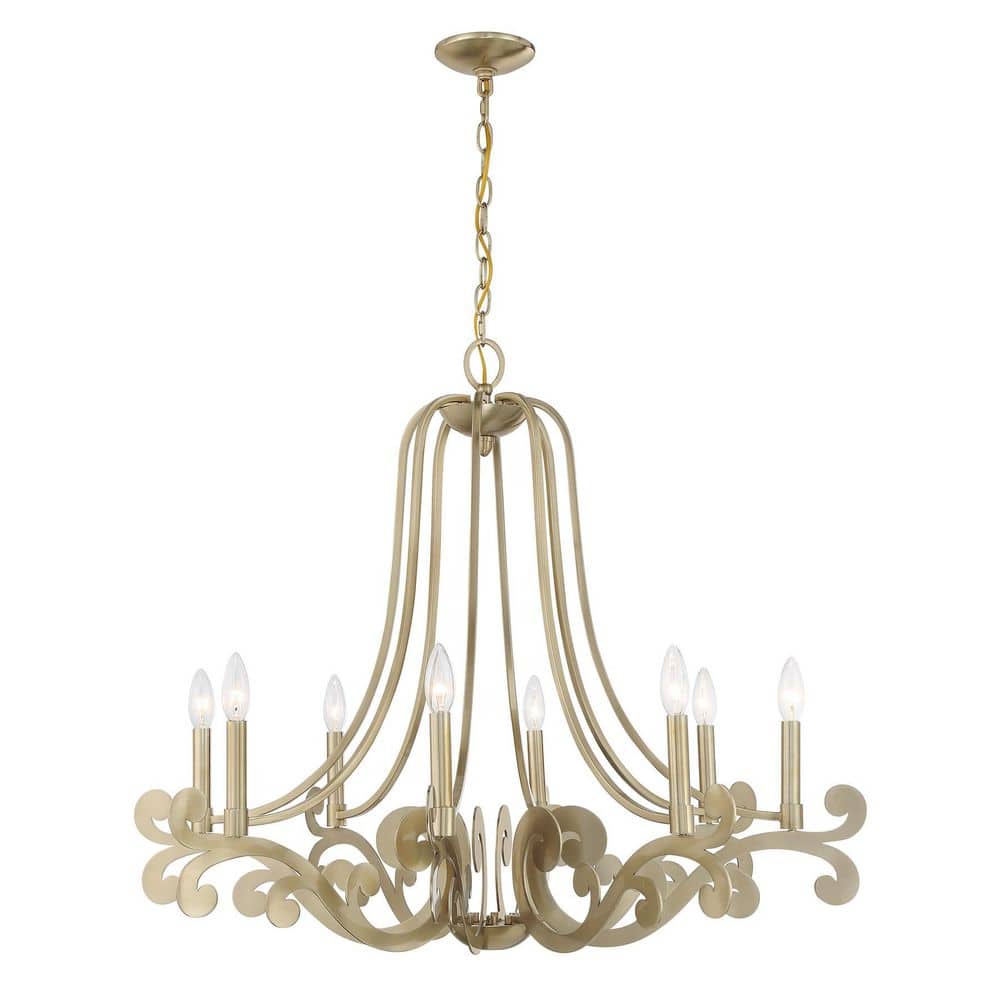 Lombard 8-Light Noble Brass Transitional Glam Chandelier price history on PriceWatchPro