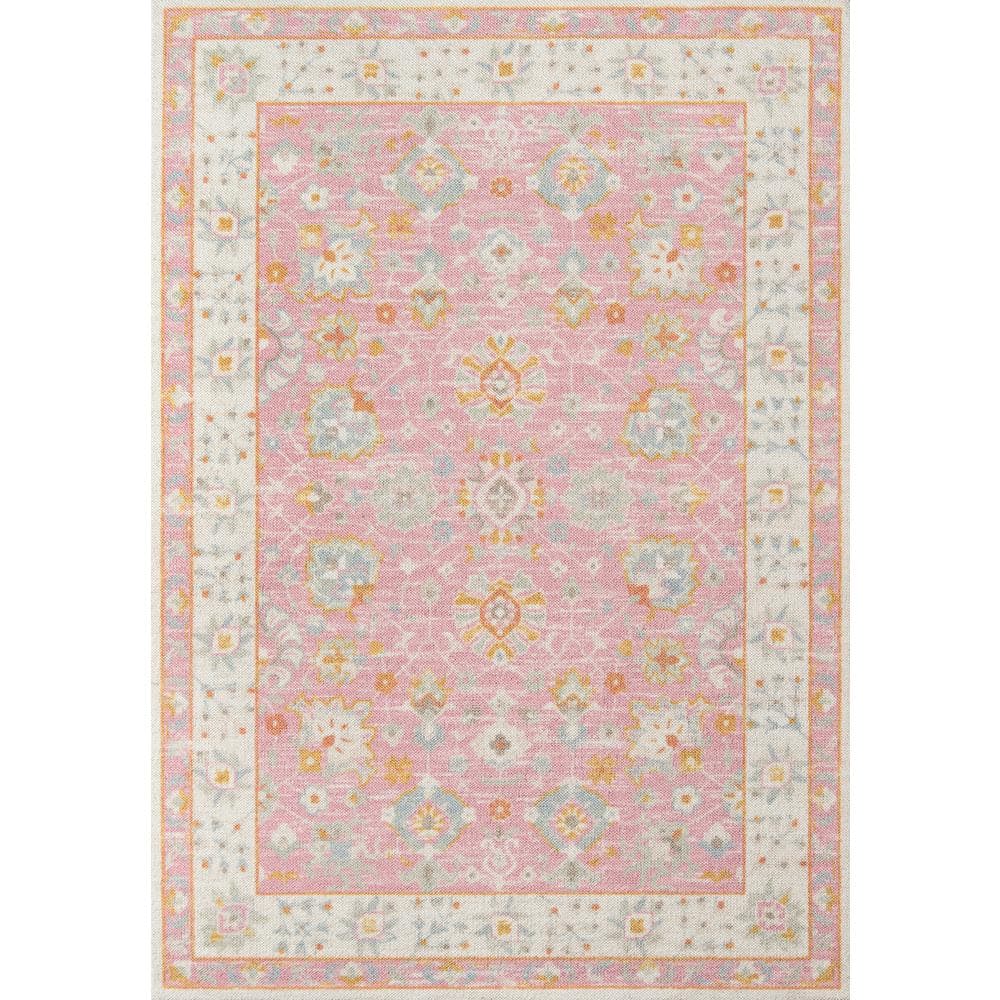 Momeni Anatolia Machine Made Wool and NylonPink Area Rug 2  X 3