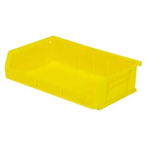 Ultra Series 2.11 qt. Stack and Hang Bin in Yellow (8-Pack)