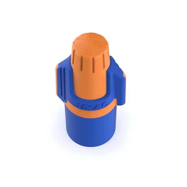 IDEAL Twister ProFLEX Mini Orange/Blue Wire Connector, Jar