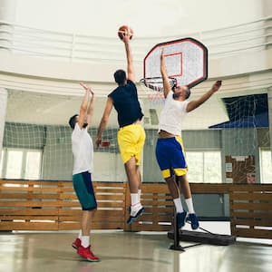 10ft 43 ft.  ft.  Backboard In/outdoor Adjustable Height Basketball Hoop System