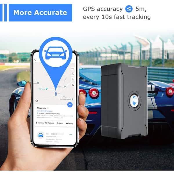 Lukyamzn Real-Time 4G GPS Tracker with 6000mAh Battery and Strong