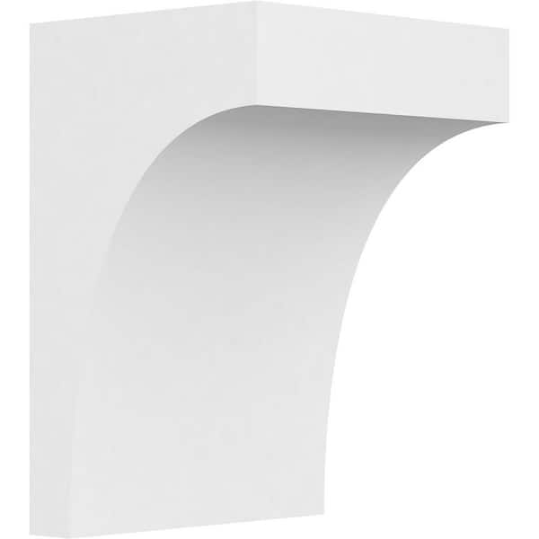 Ekena Millwork 7 in. x 10 in. x 6 in. Standard Stockport Architectural Grade PVC Corbel