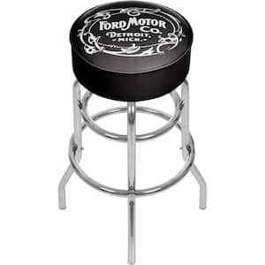 Trademark Gameroom Maine Black Bears Bar Stools Chrome Bar height