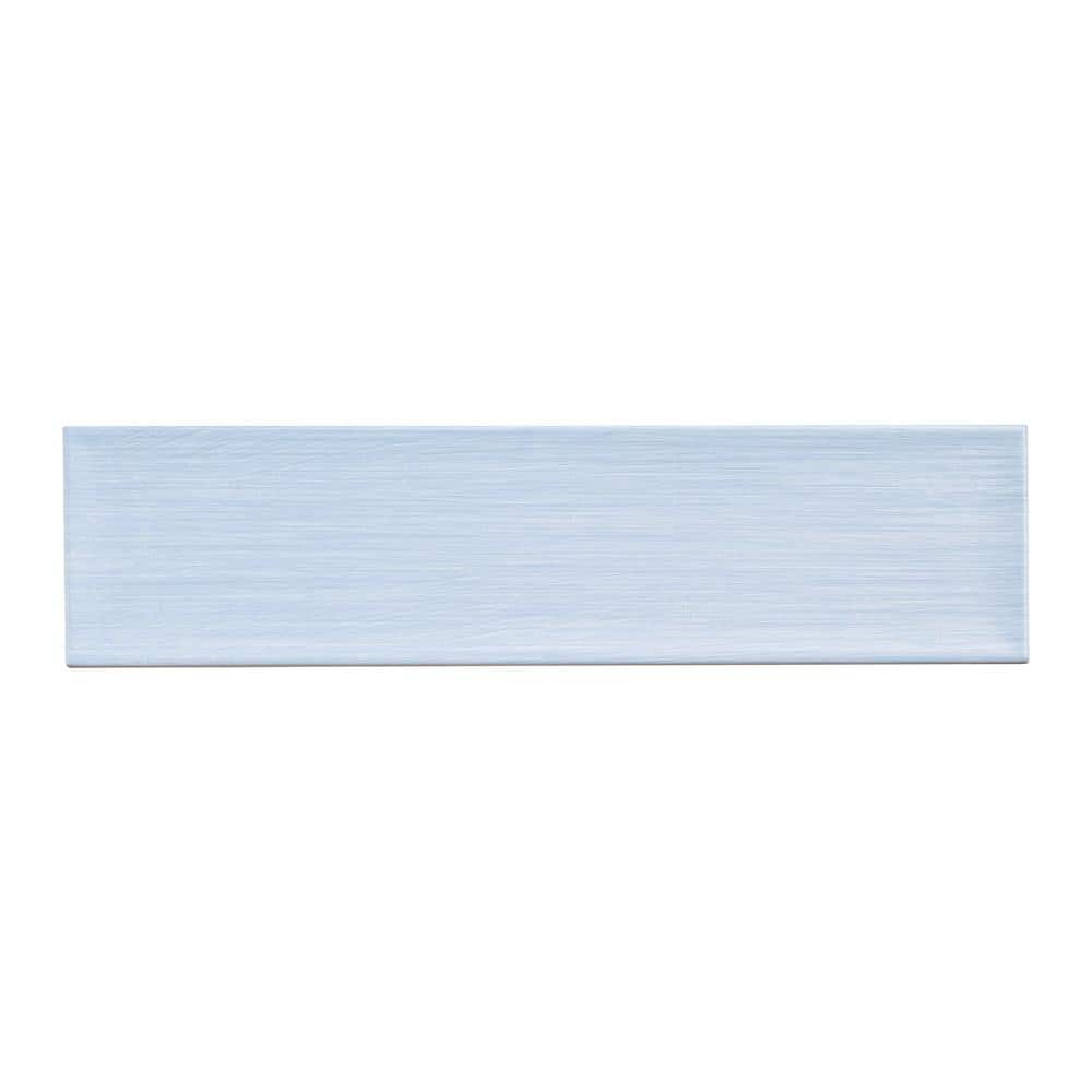 Ganberry Rectangle 16 in. x 16 in. Matte Muro White Ceramic Subway Tile (10