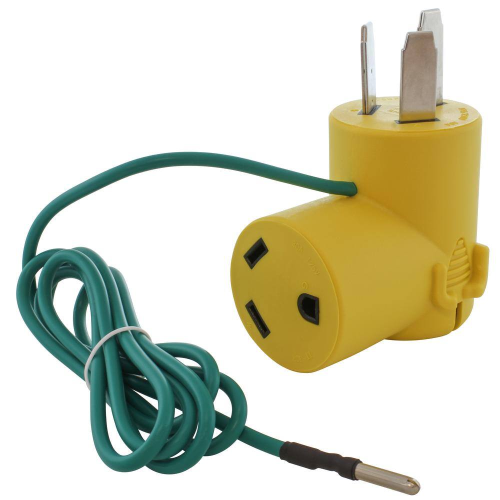 AC WORKS NEMA 1050P 3Prong 50A Old Welder/Range Plug to 30A RV