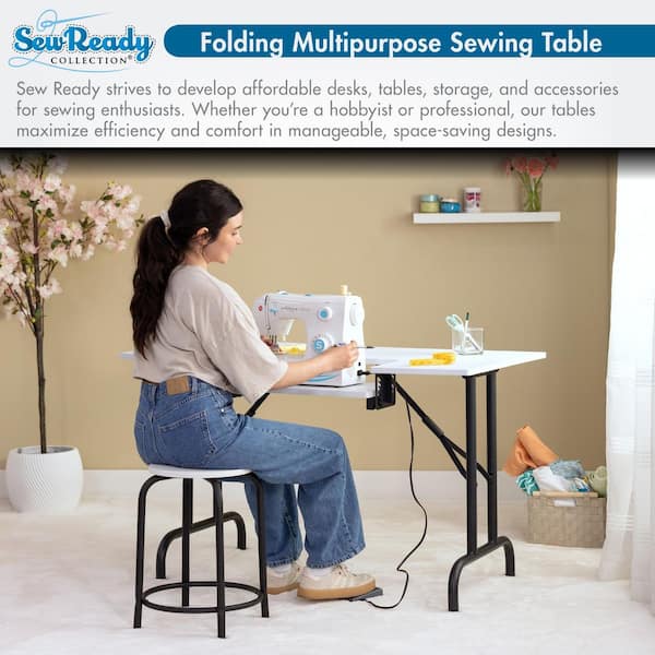 Sew Ready Folding Multipurpose 47.5 in. W x 28 in. D PB Craft