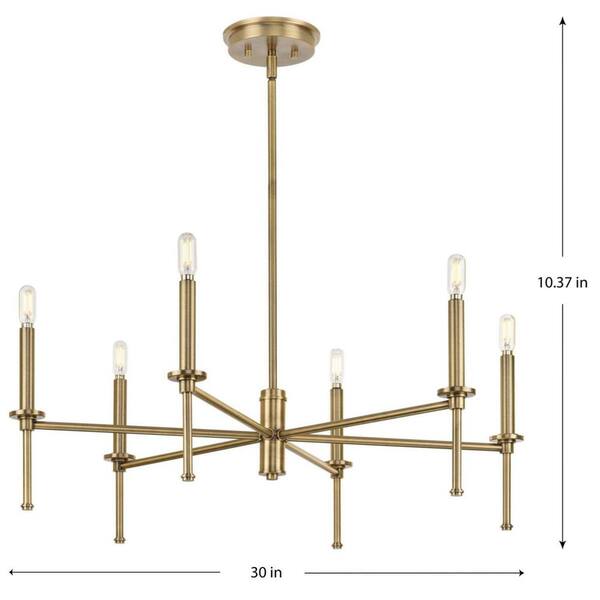 Progress Lighting Elara 4-Light Transitional Chandelier