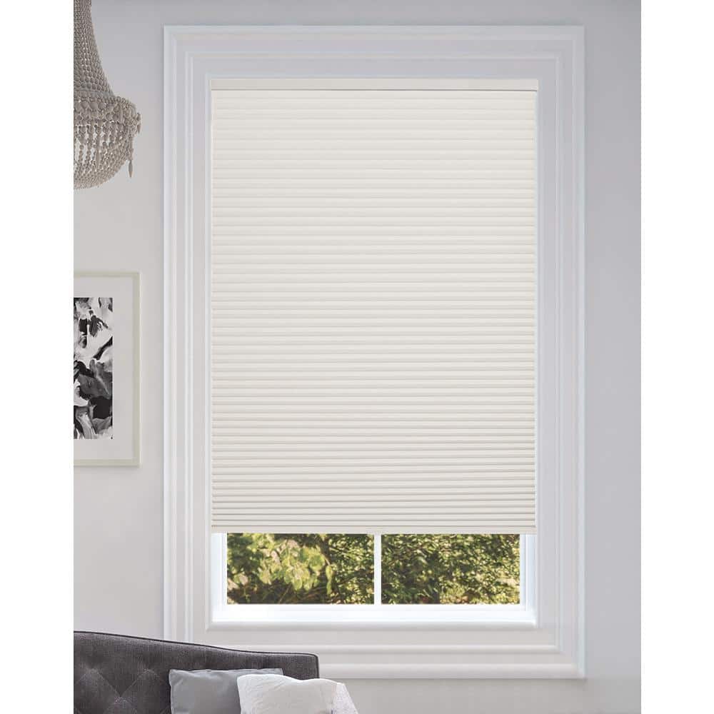 White Dove Cordless Blackout Fabric Cellular Honeycomb Shade, 9/16 in. Single Cell, 23.5 in. W x 48 in. L price history on PriceWatchPro