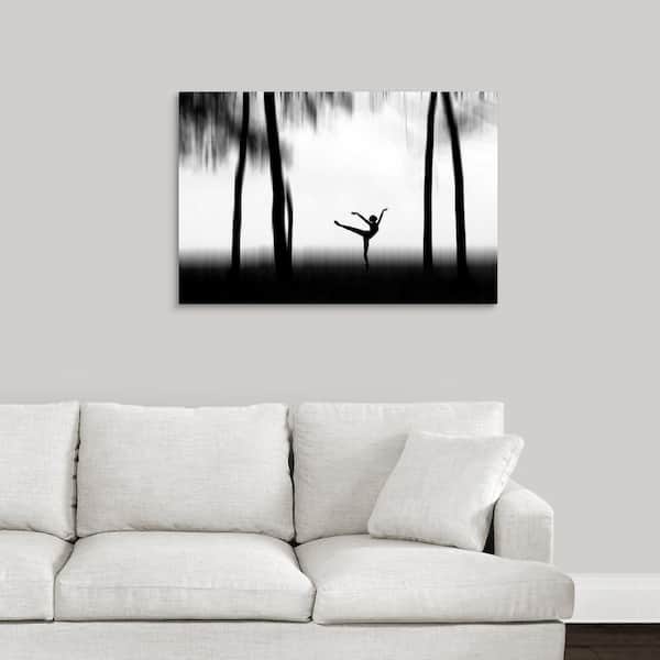 GreatBigCanvas "Dancing" by Bocah Bocor Canvas Wall Art