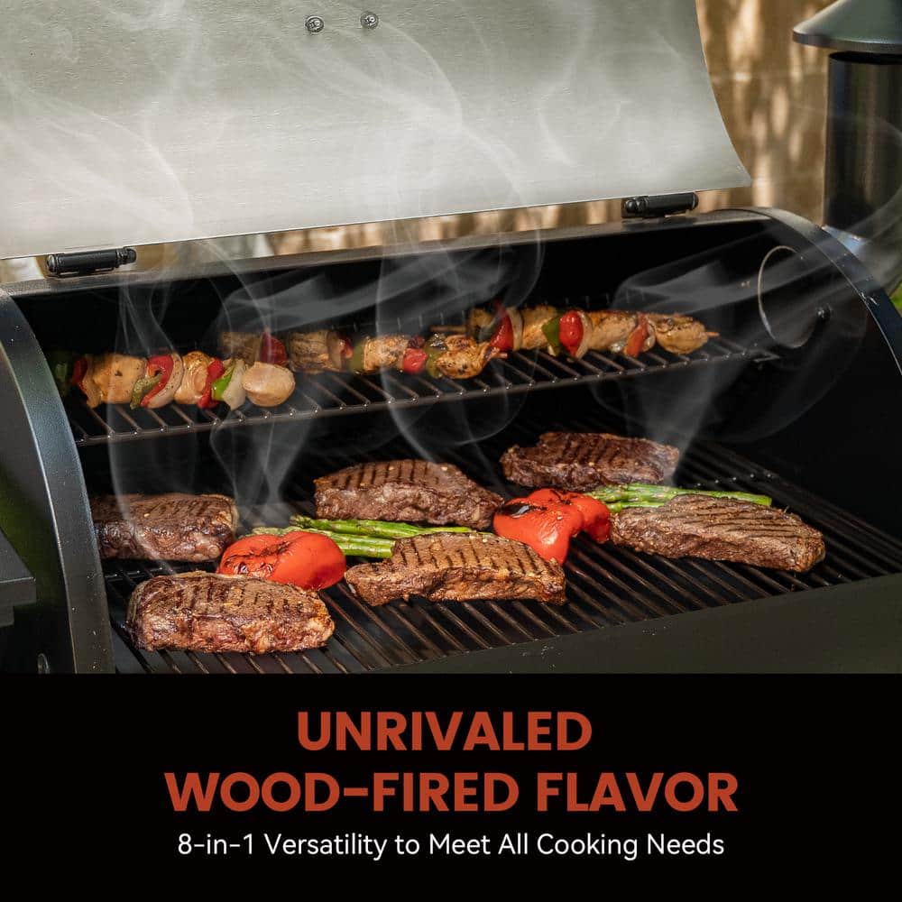 ZPG-7002B3E Stainless Steel Wood Pellet Grill BBQ Smoker
