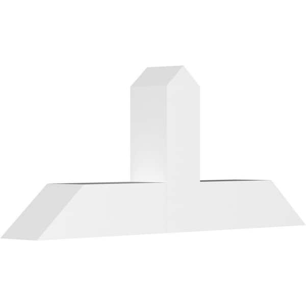 Ekena Millwork Portland 48 in. W x 20 in. H x 6 in. D Signature Polyurethane Bracket