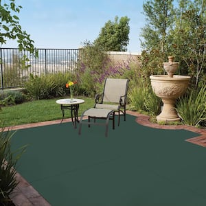 5 gal. #PFC-45 Patio Green Solid Color Flat Interior/Exterior Concrete Stain