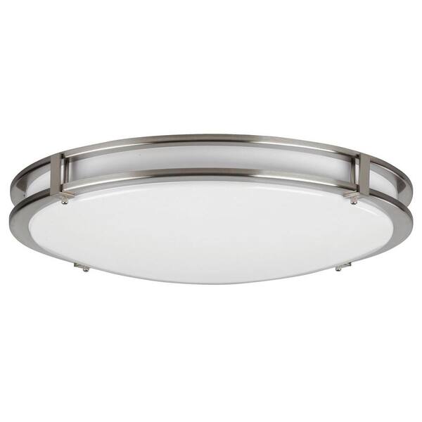 Radionic Hi Tech Orly 4-Light Satin Nickel Flushmount