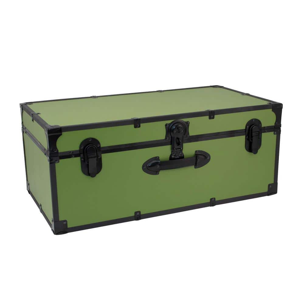 Seward Classic 32 in. x 13.25 in. x 17.75 in. Trunk with Lock, Olive Grove