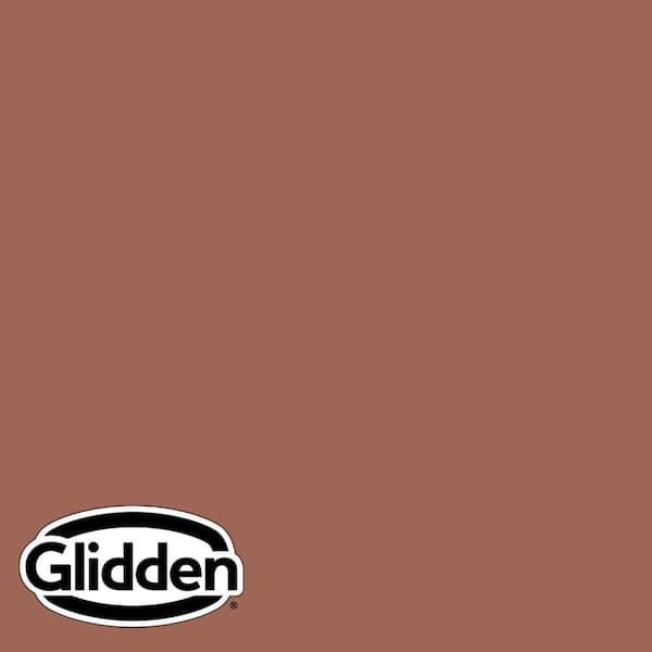 Glidden Premium 1 qt. PPG1067-6 Warm Up Flat Exterior Latex Paint