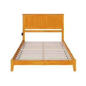 Nantucket Brown Solid Wood Frame Queen Traditional Bed