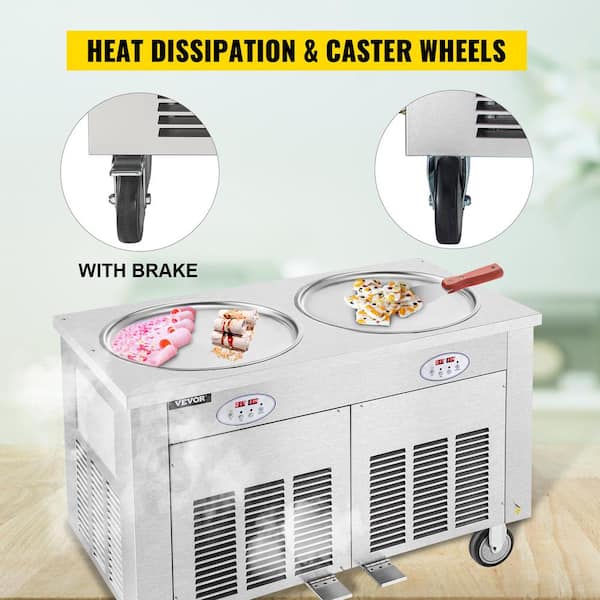  Mvckyi Commercial Pasteurization Funtion Snowball IceCream  Making Machine, Hard Serve Ice Cream Maker with LCD Screen, Italian Gelato  Machine Easy to Operate for Restaurant Snack Bar Kitchen Equipment :  Industrial 