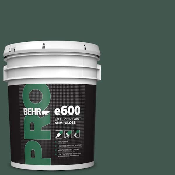 5 gal. #BXC-33 Jolly Green Semi-Gloss Exterior Paint