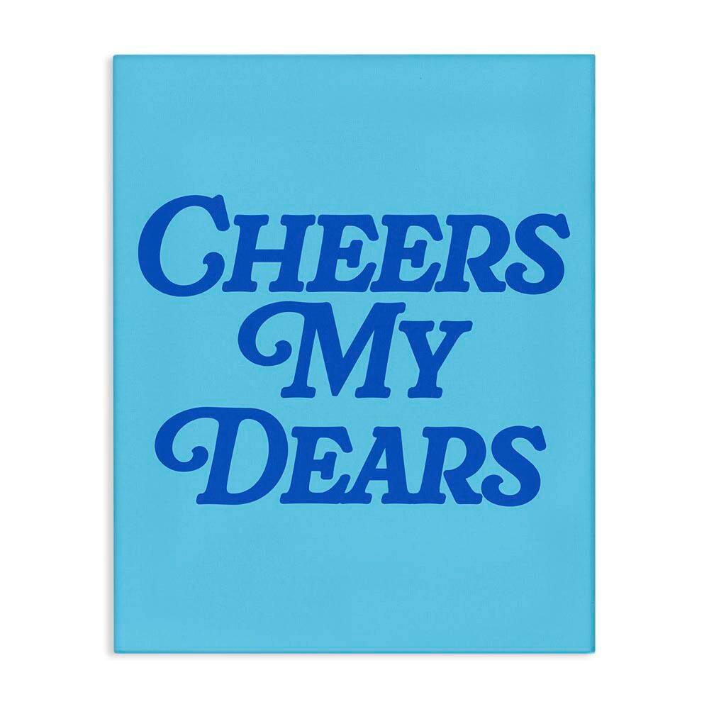 Blue Cheers My Dears by House of Lulu Unframed Food Graphic Art Print 30 in. x 24 in. price history on PriceWatchPro